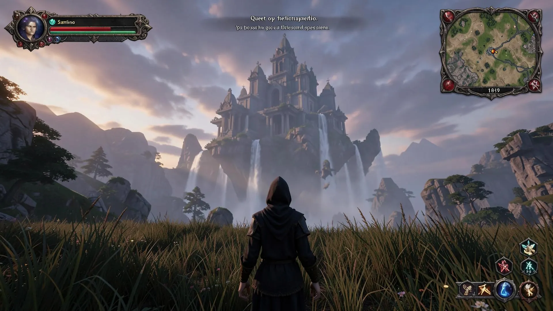 Gameplay généré illustrant la génération d'assets
